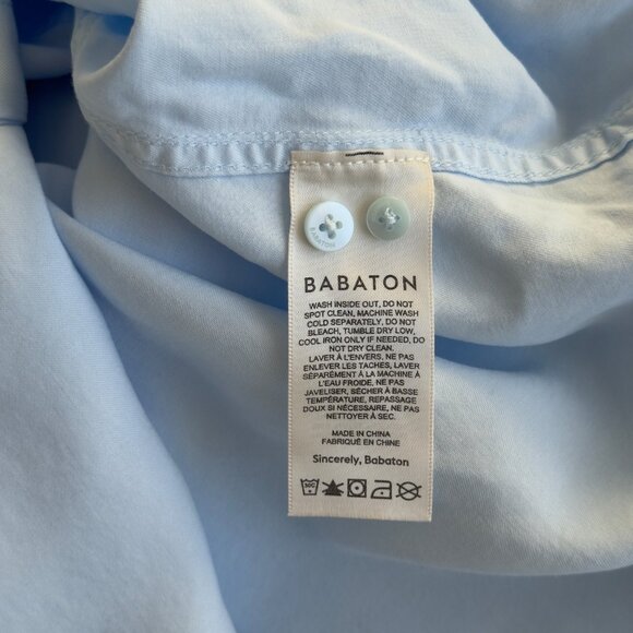 Aritzia Babaton Utility Shirt Blue Size XS - Picture 4 of 5